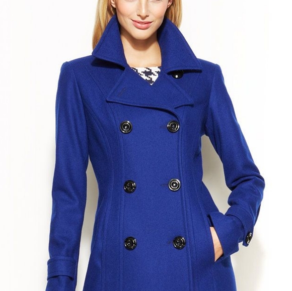 Guess Jackets & Blazers - Cobalt Blue Guess Pea Coat * Like New